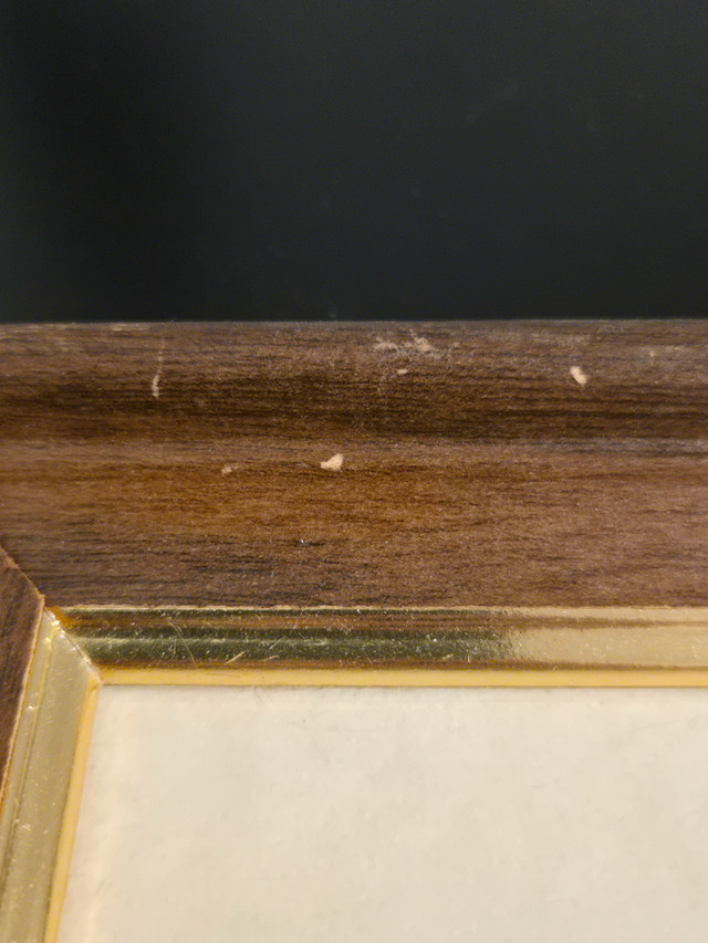 Picture Frame 5X7 IIC 2706 H3 Walnut 1970s - photo 5