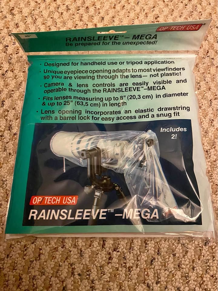 New Camera rainsleeves - mega