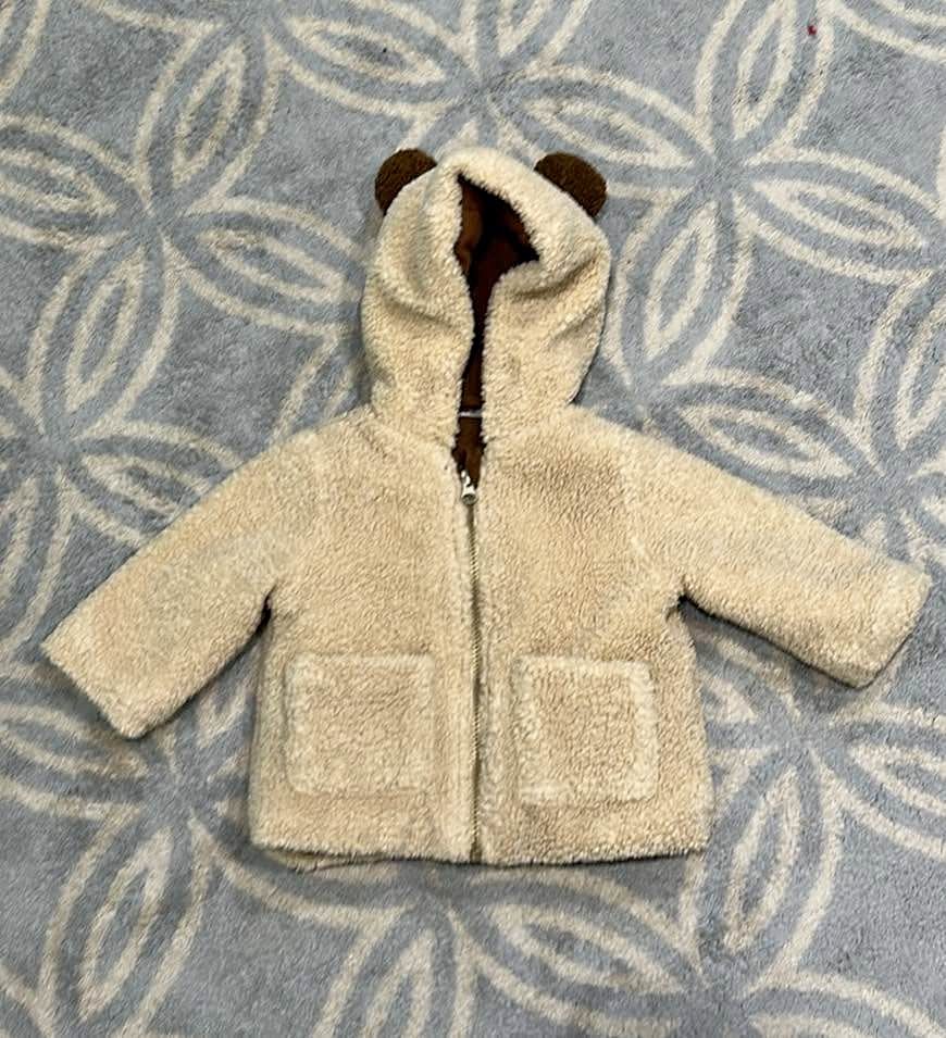 Toddler bear fluffy jacket