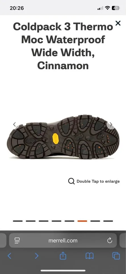 NEW✨Women’s 8.5 MERRELL Coldpack 3 Thermo Moc Waterproof image indicator(2)