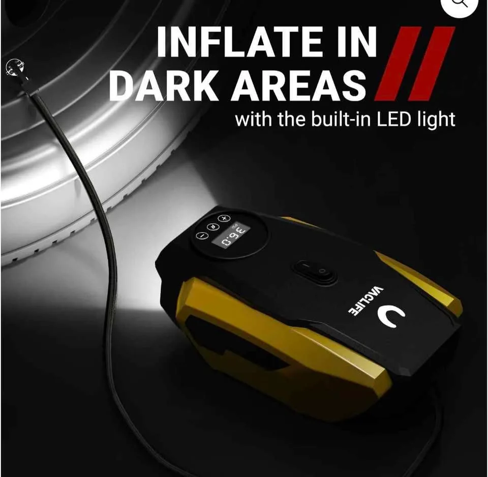Vaclife tire inflatior blue portable image indicator(4)