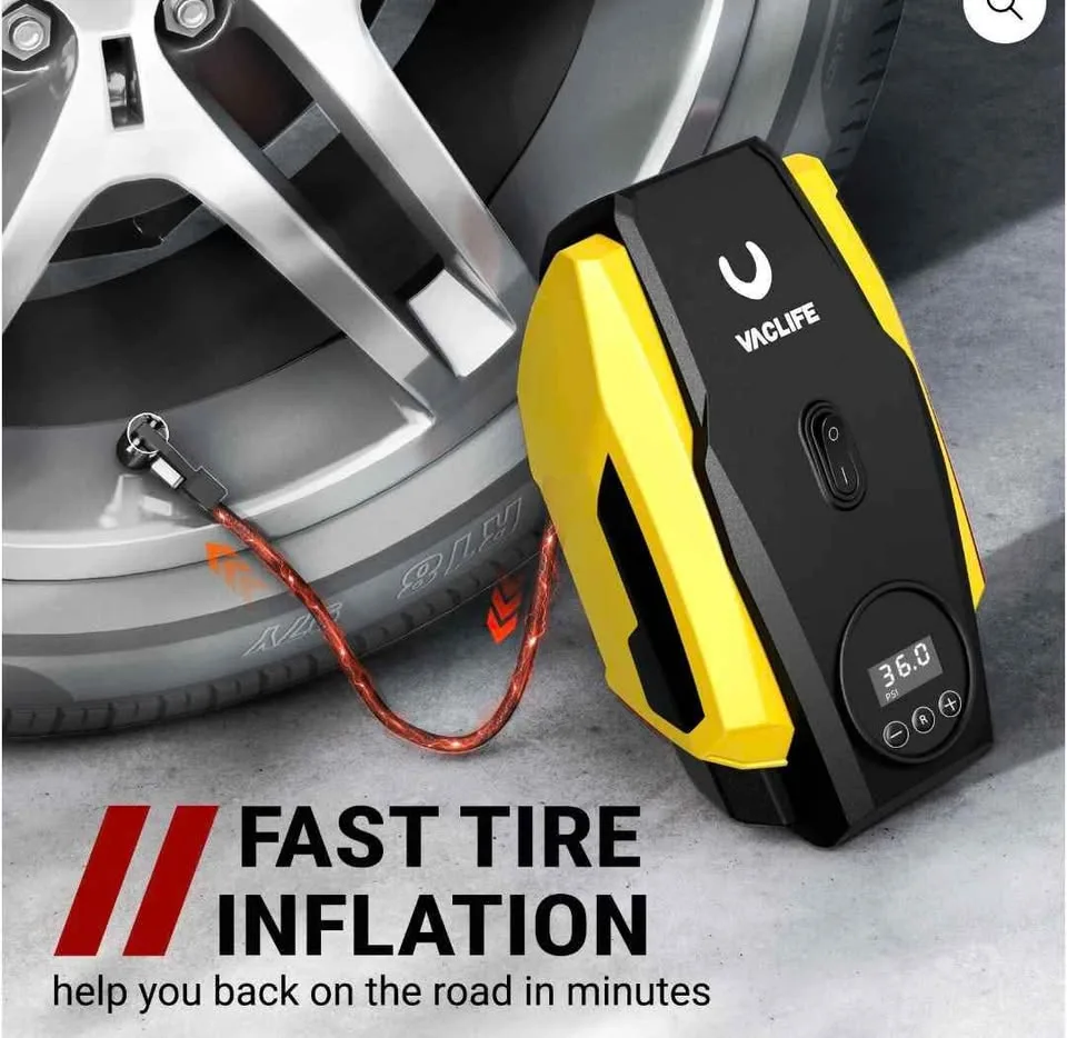 Vaclife tire inflatior blue portable image indicator(6)