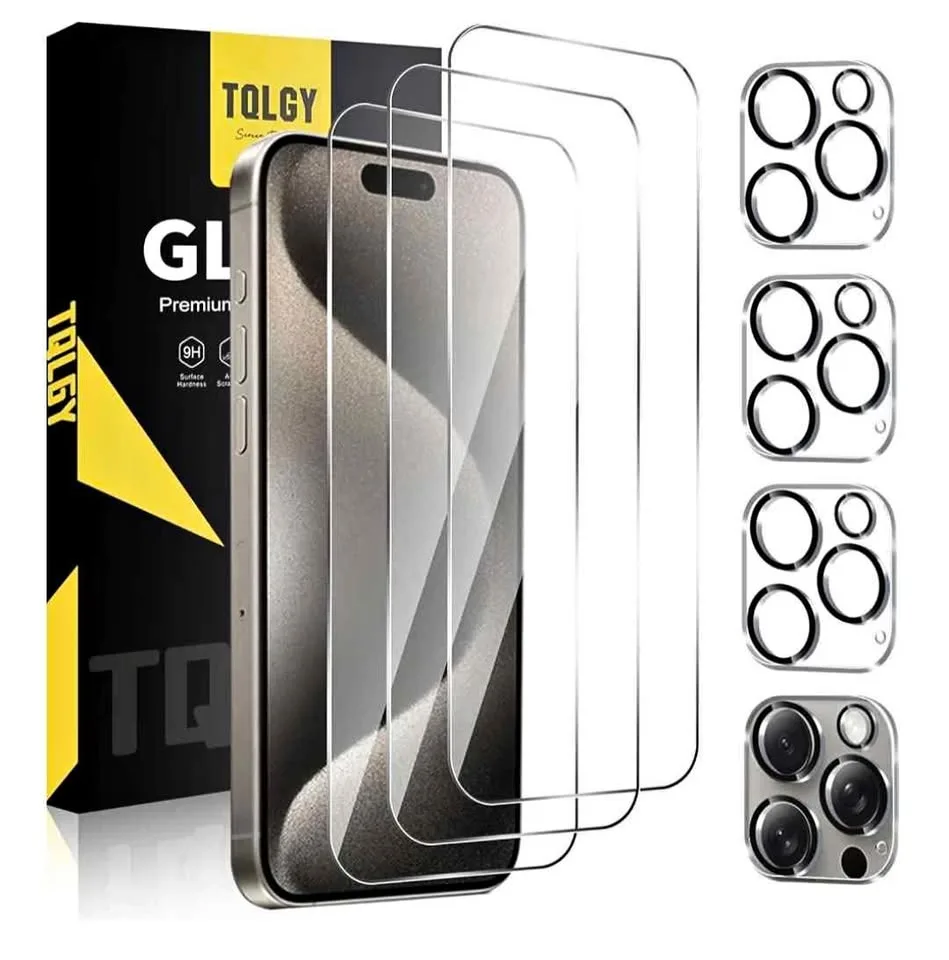 iPhone 15 Pro Max Screen Protector, Tempered Glass thumbnail