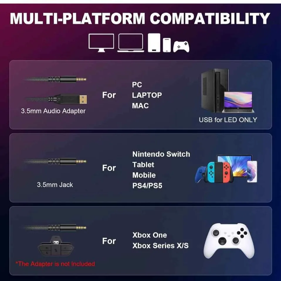 Krysenix PG1 Gaming Headset image indicator(6)