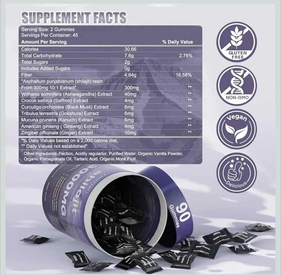 Shilajit Gummies - 90 Count image indicator(2)