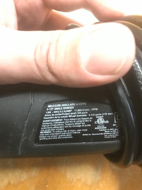 4 - 1/2" inch GRINDER - ALTOCRAFT (2 grinders) - photo 3