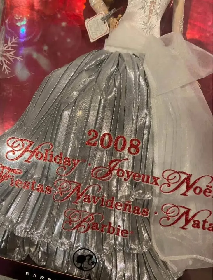 NEW IN BOX: Mattel 2008 Collectible Holiday Barbie image indicator(2)