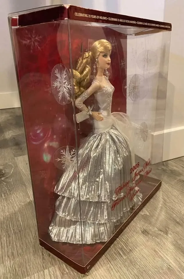 NEW IN BOX: Mattel 2008 Collectible Holiday Barbie image indicator(4)