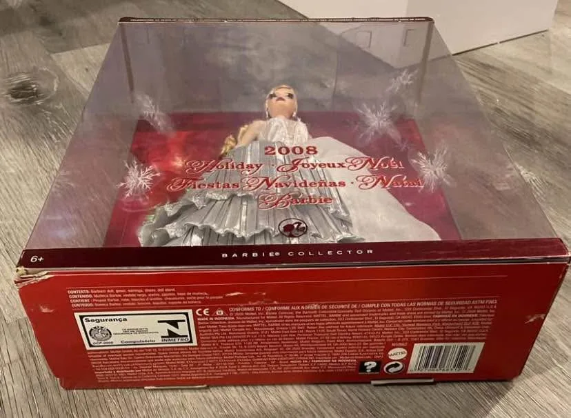 NEW IN BOX: Mattel 2008 Collectible Holiday Barbie image indicator(7)