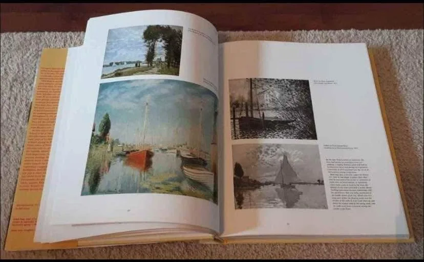 LIKE NEW Hardcover Art Book MONET image indicator(10)