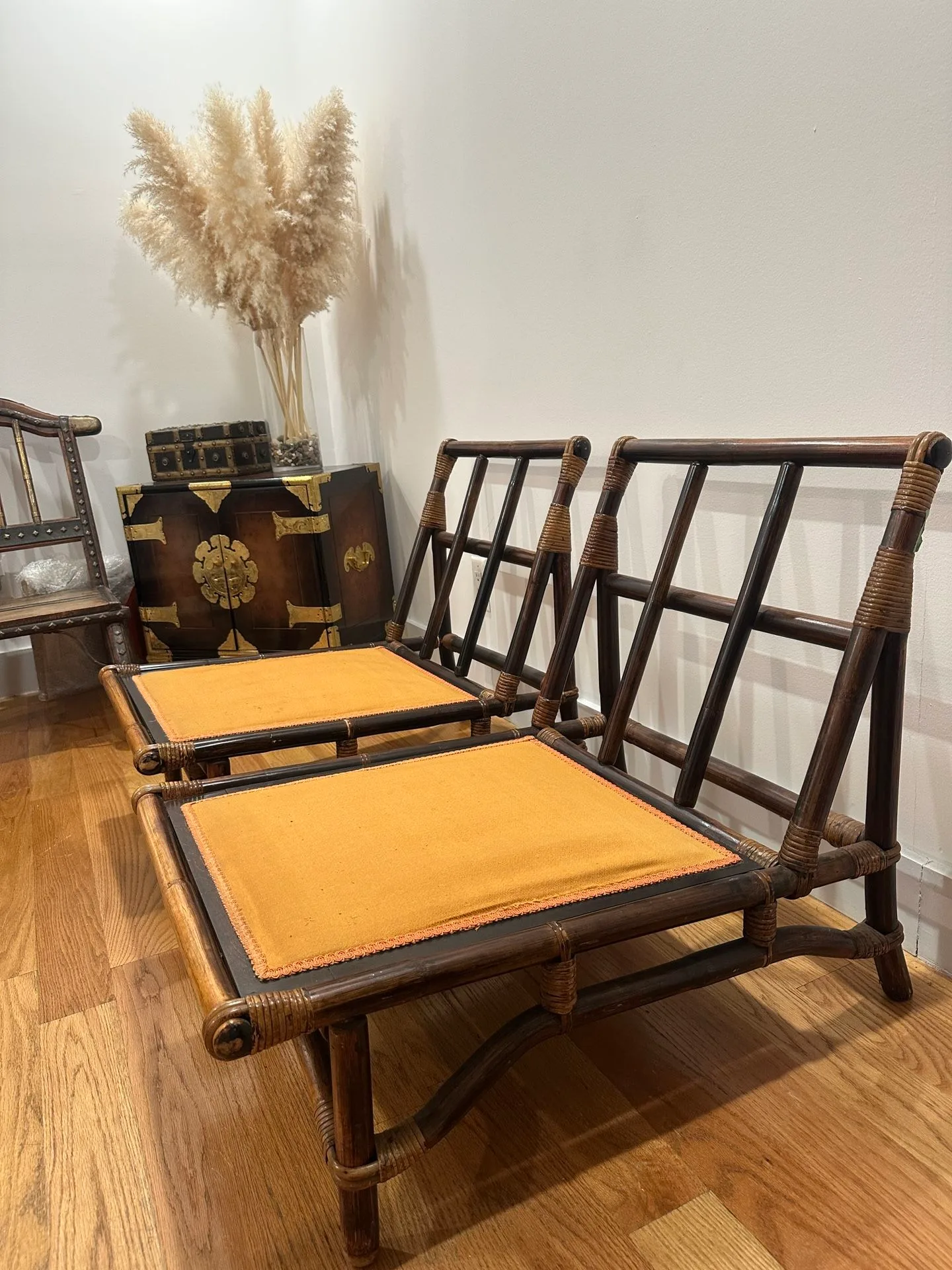 Vintage Bamboo Chairs image indicator(2)