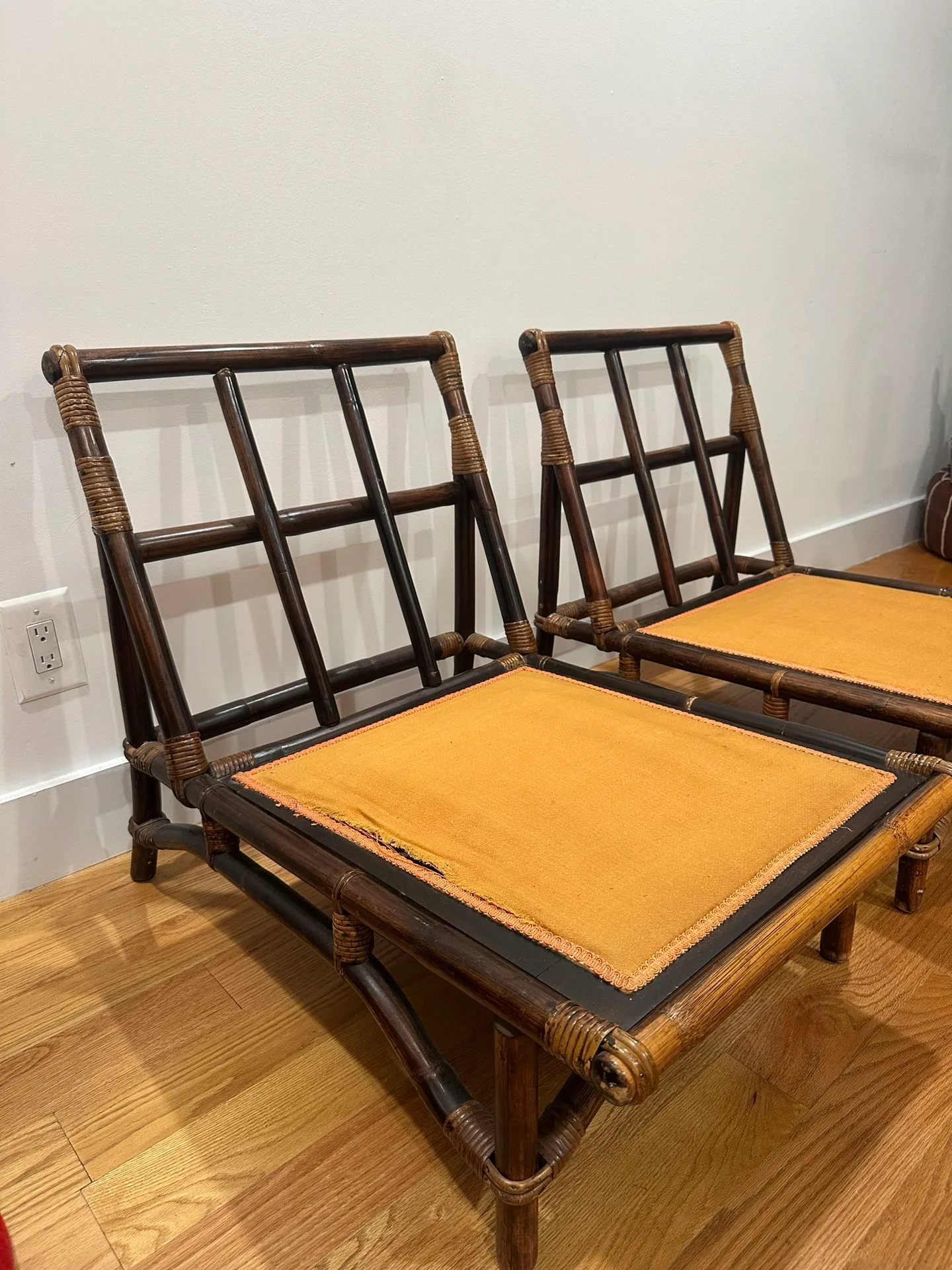 Vintage Bamboo Chairs image indicator(4)