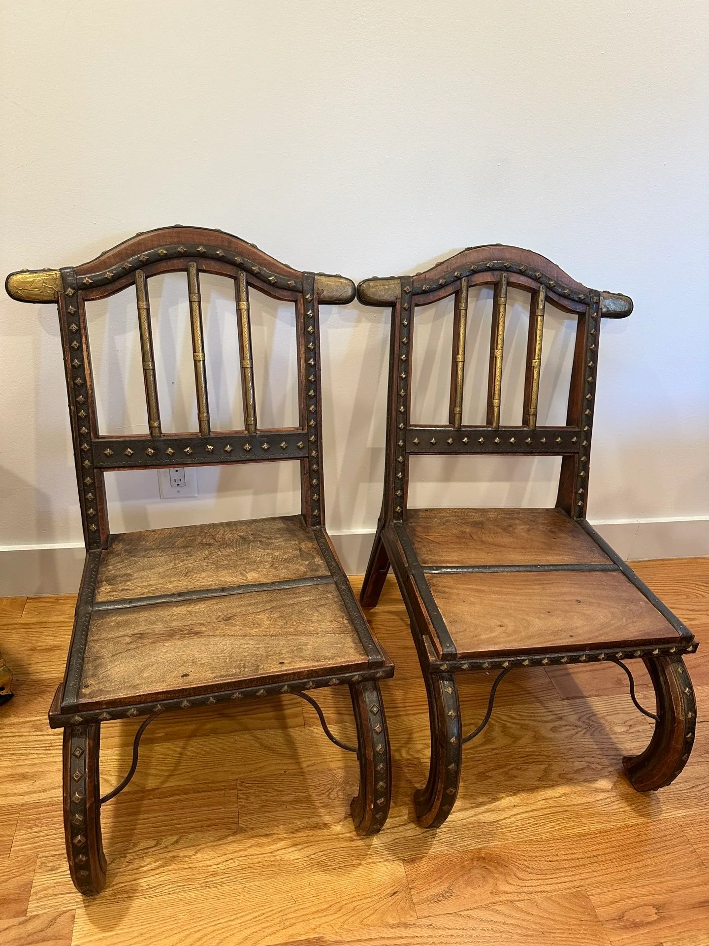 Vintage Wood & Metal Chairs