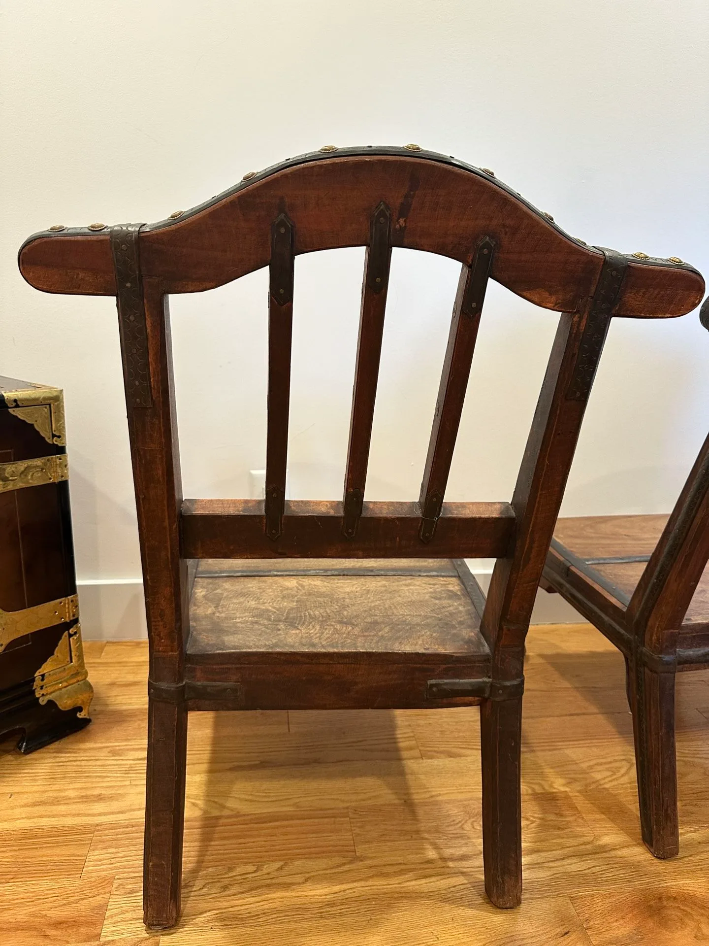 Vintage Wood & Metal Chairs image indicator(6)