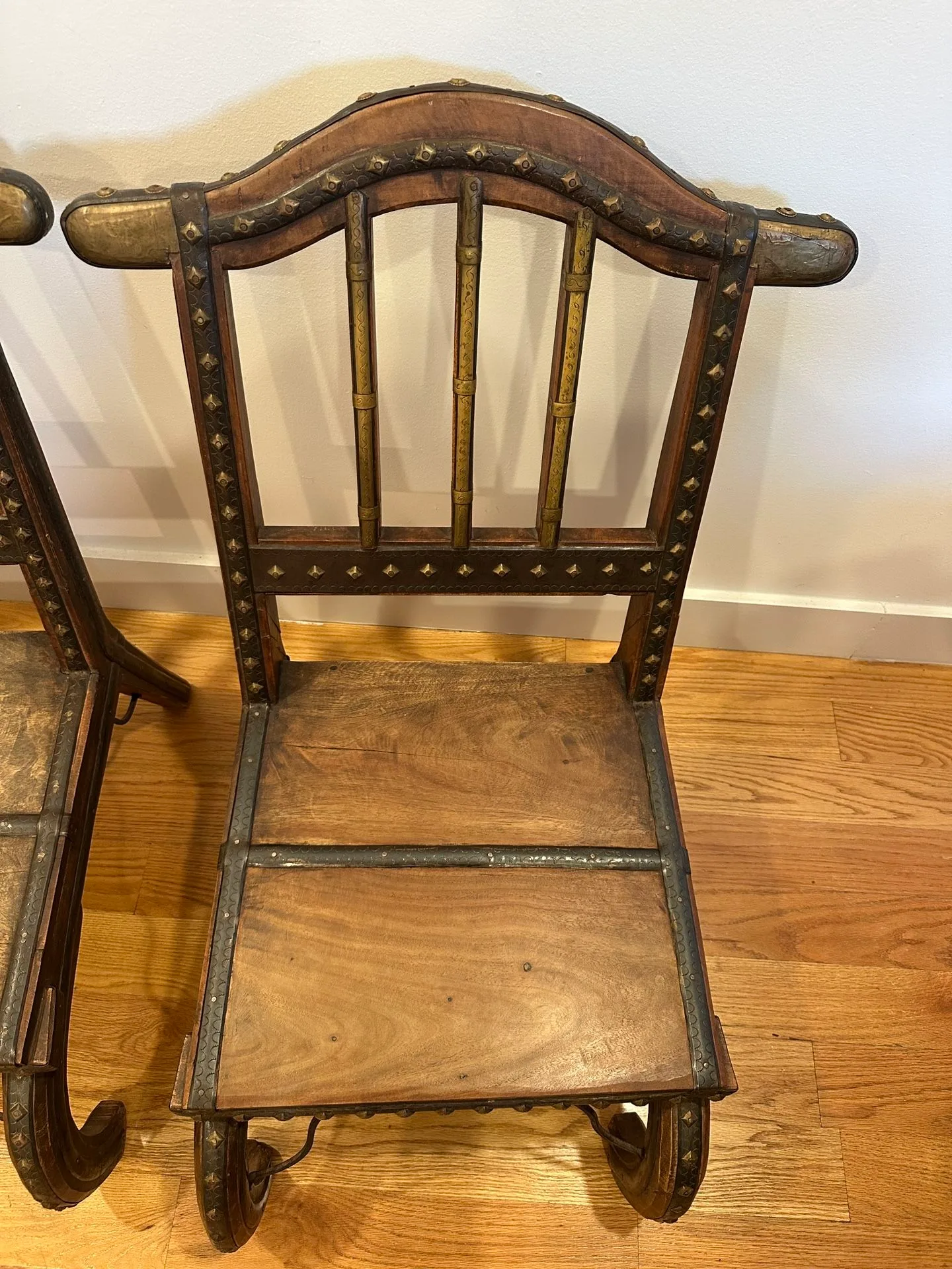 Vintage Wood & Metal Chairs image indicator(7)