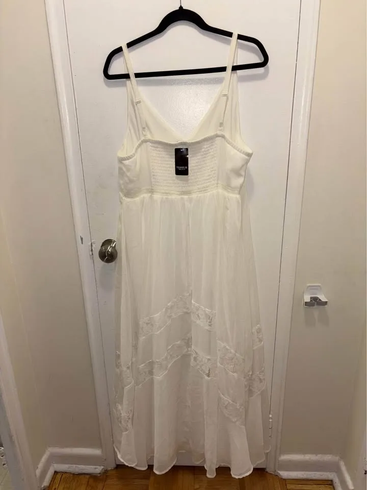 BNWT White Torrid Dress image indicator(2)