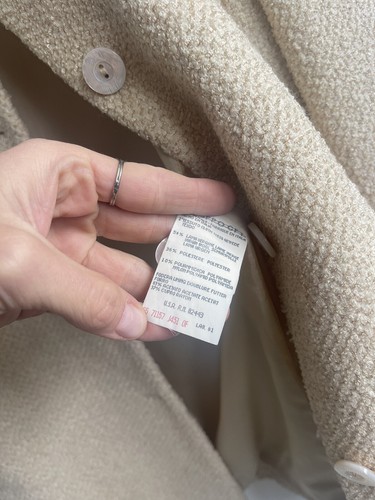 Joan & David Wool Blend Jacket Blazer 42/8 Made In Italy Texture - photo 5