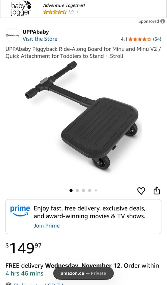 UPPABABY MINU/MINU V2 PIGGYBACK - photo 2