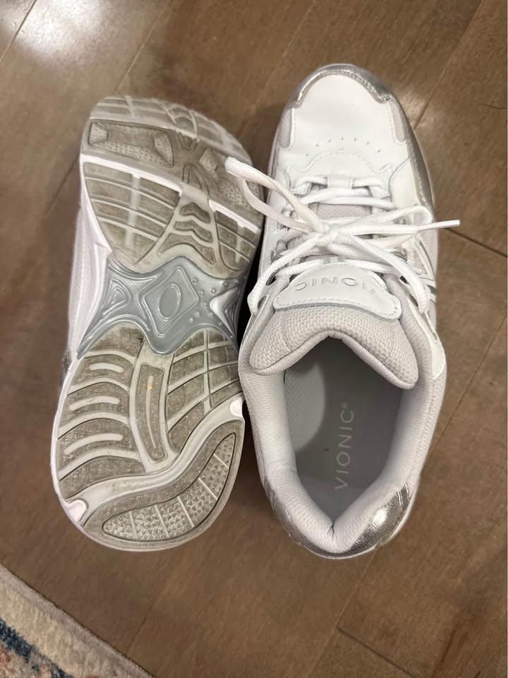 Vionic Women’s Chunky Walking Running White Shoes Size 10 - photo 4