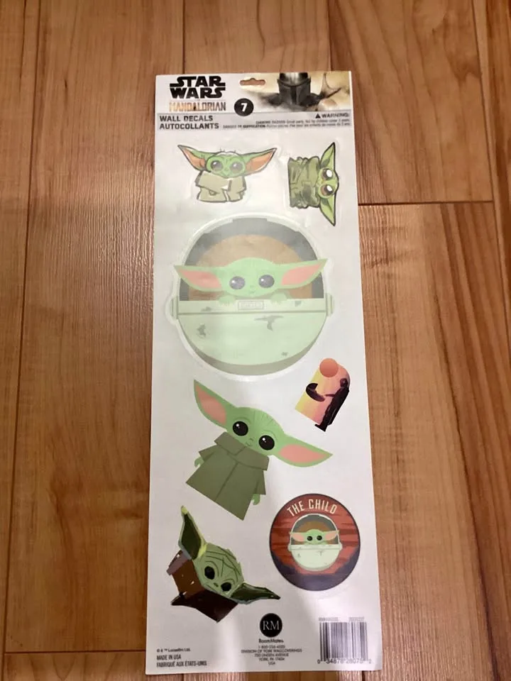 Grogu wall stickers thumbnail