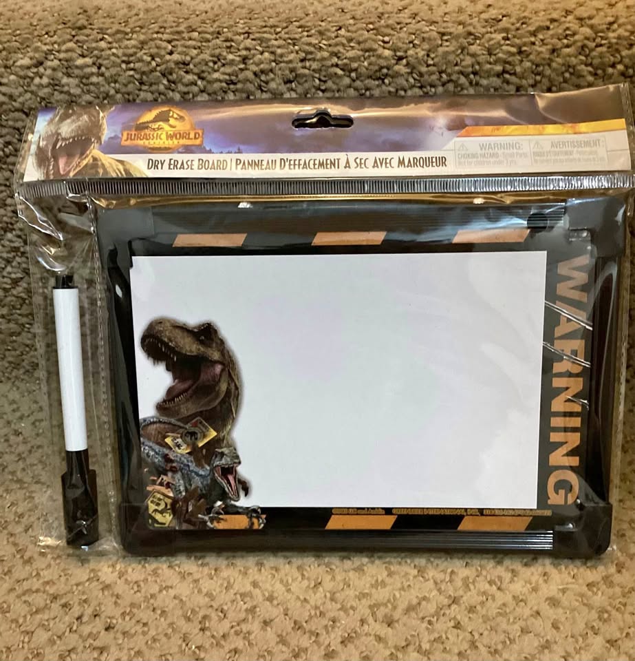 Jurassic whiteboard