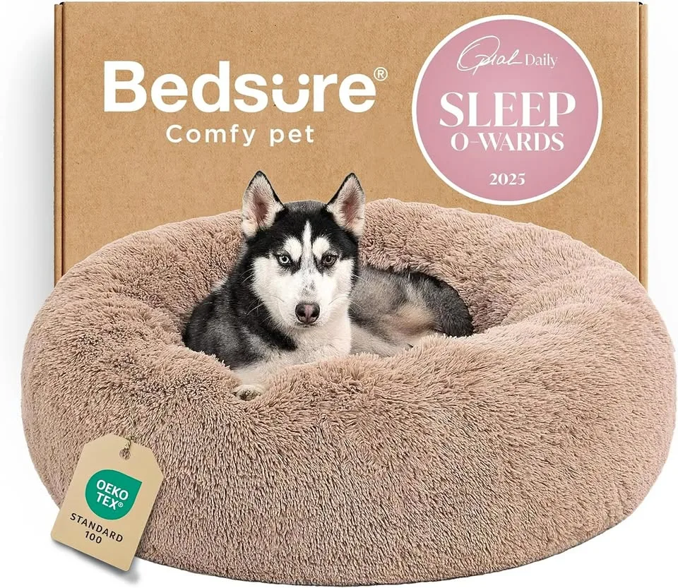 Bedsure Calming Dog Bed for Large Dogs