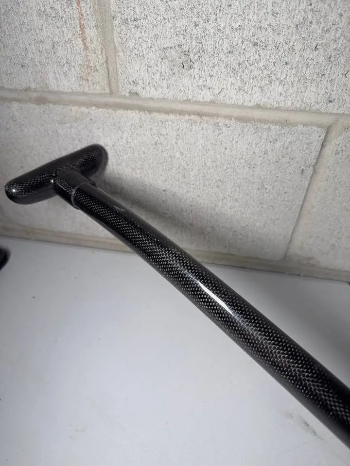 Lightweight One Piece Carbon Fiber Outrigger Canoe Paddle image indicator(3)