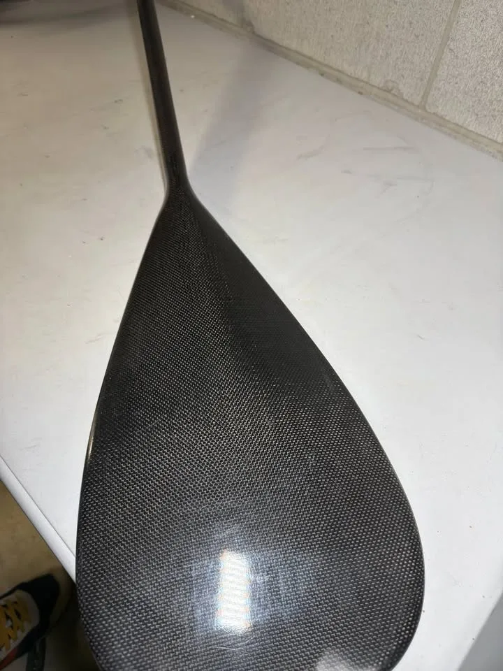 Lightweight One Piece Carbon Fiber Outrigger Canoe Paddle image indicator(4)