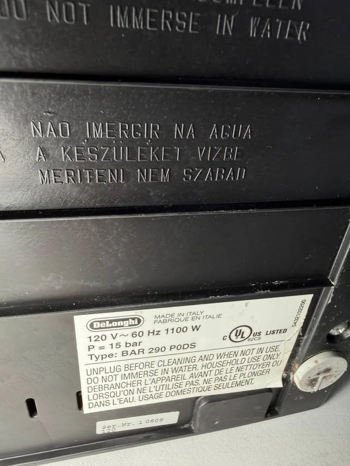 Delonghi POD 290 image indicator(4)