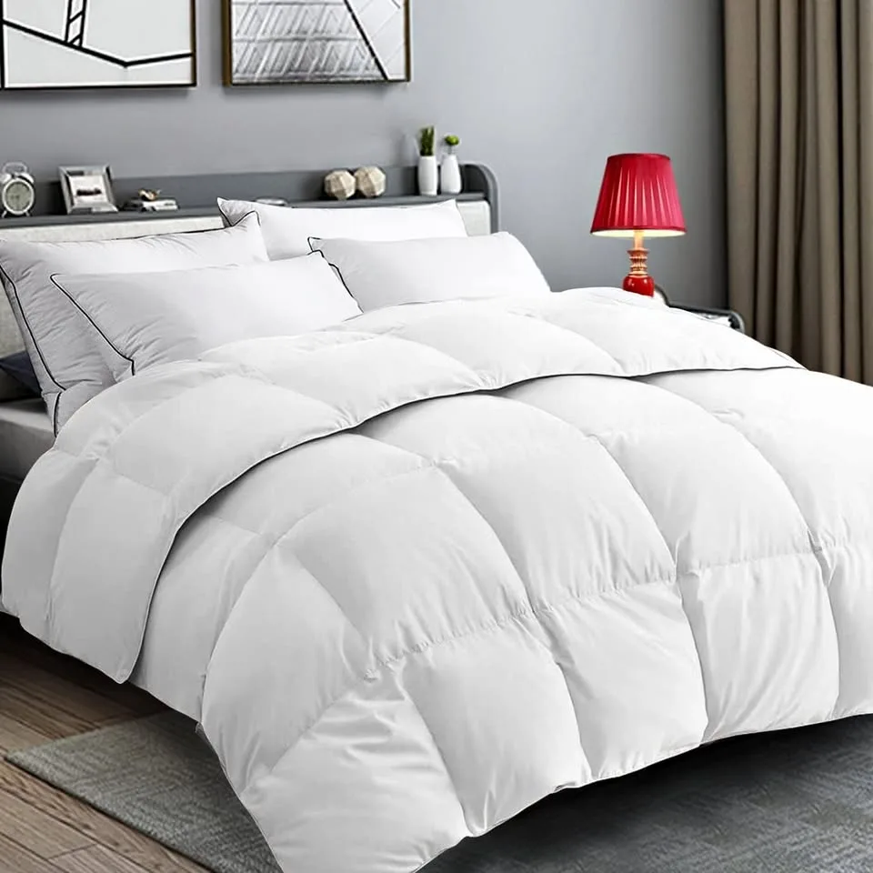 CAIMOUR All Season Comforter Queen Size White