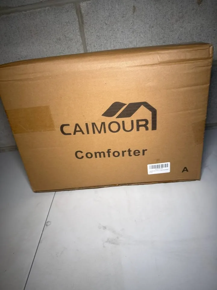 CAIMOUR All Season Comforter Queen Size White image indicator(2)