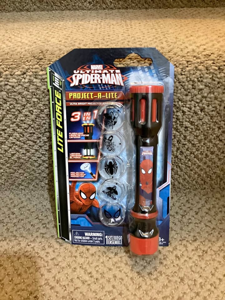 Spiderman flashlight