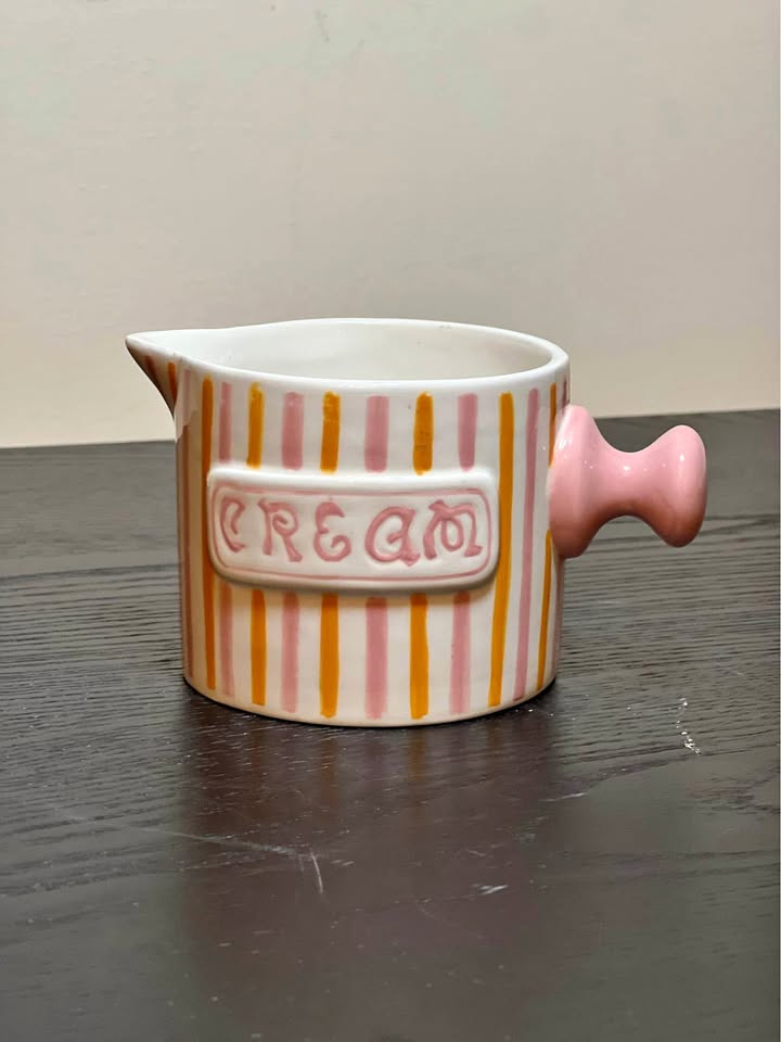 Jonathan Adler Happy Home Sweet Shoppe Creamer 2004 RARE