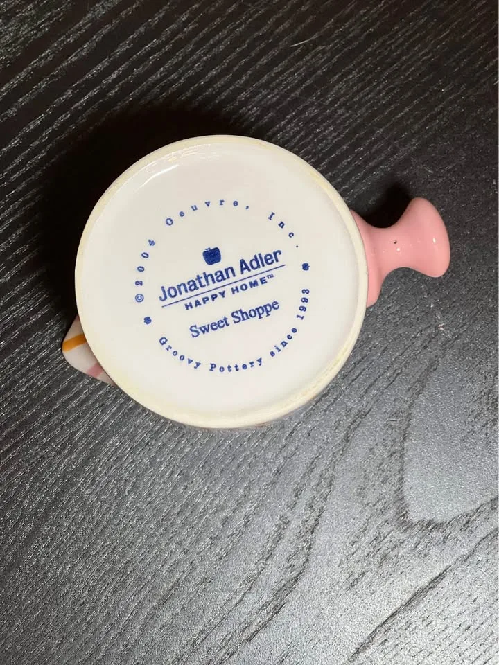 Jonathan Adler Happy Home Sweet Shoppe Creamer 2004 RARE image indicator(4)