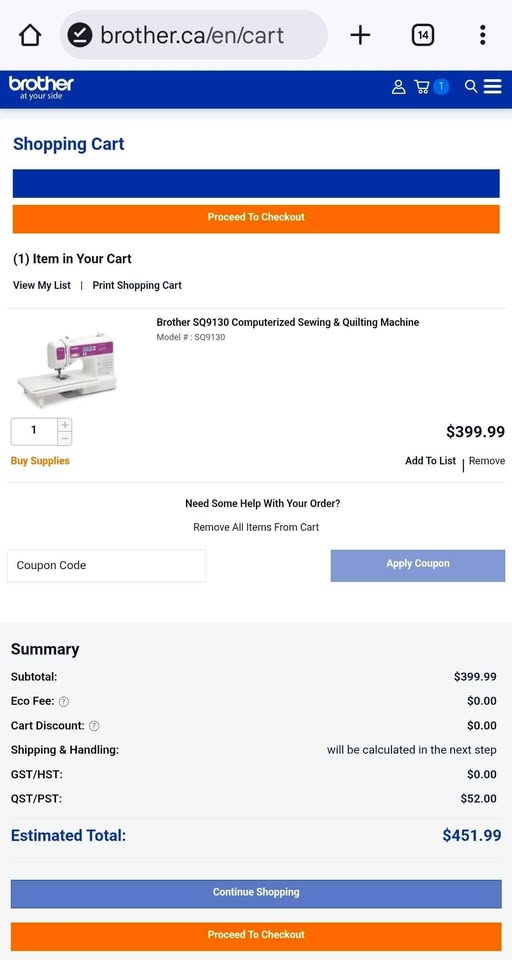Brother Sewing Machine-NEW - photo 2