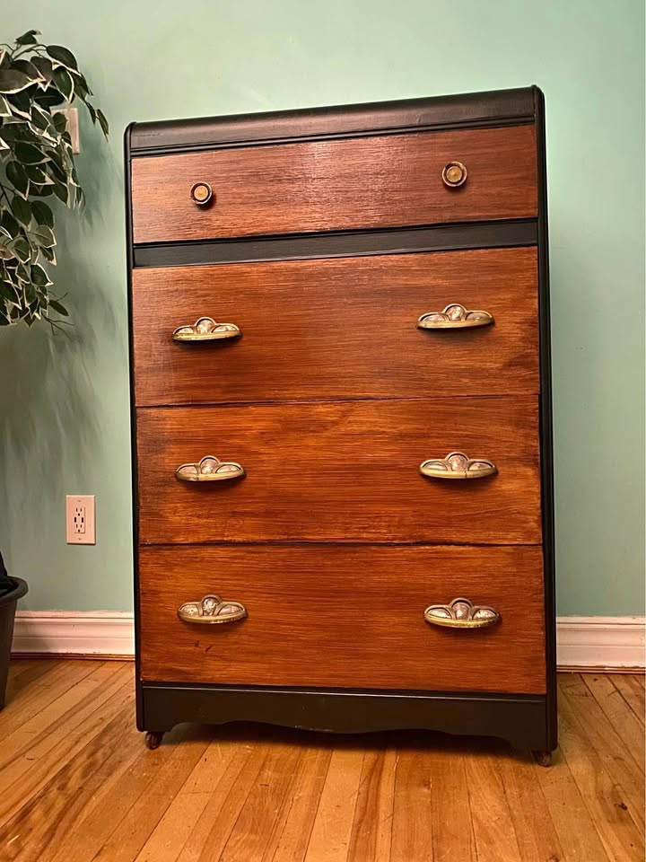 FREE DELIVERY: Refinished VV Waterfall Dresser $250 (HRM)