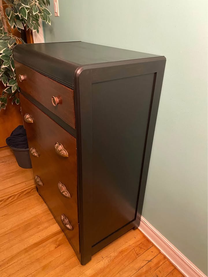 FREE DELIVERY: Refinished VV Waterfall Dresser $250 (HRM) - photo 3