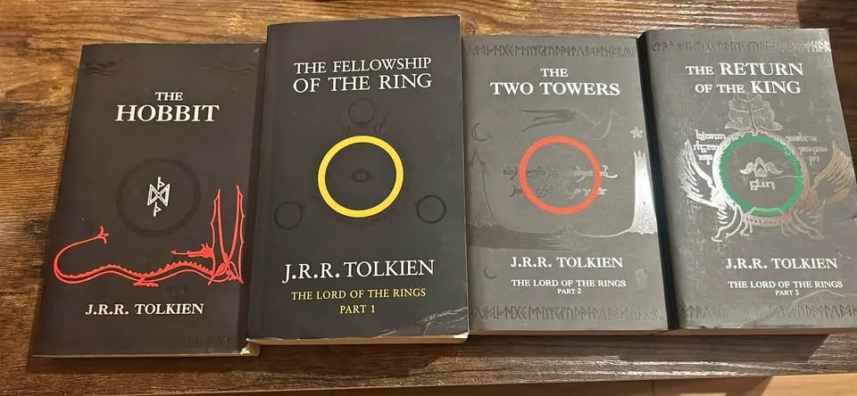 Vintage Lord of the Rings Paperback Set thumbnail