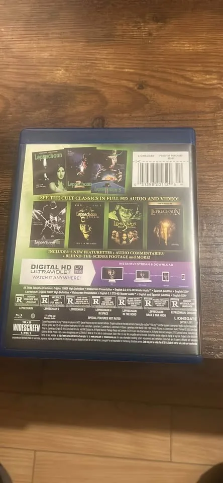 Horror bluray leprechaun collection 1-7 image indicator(2)
