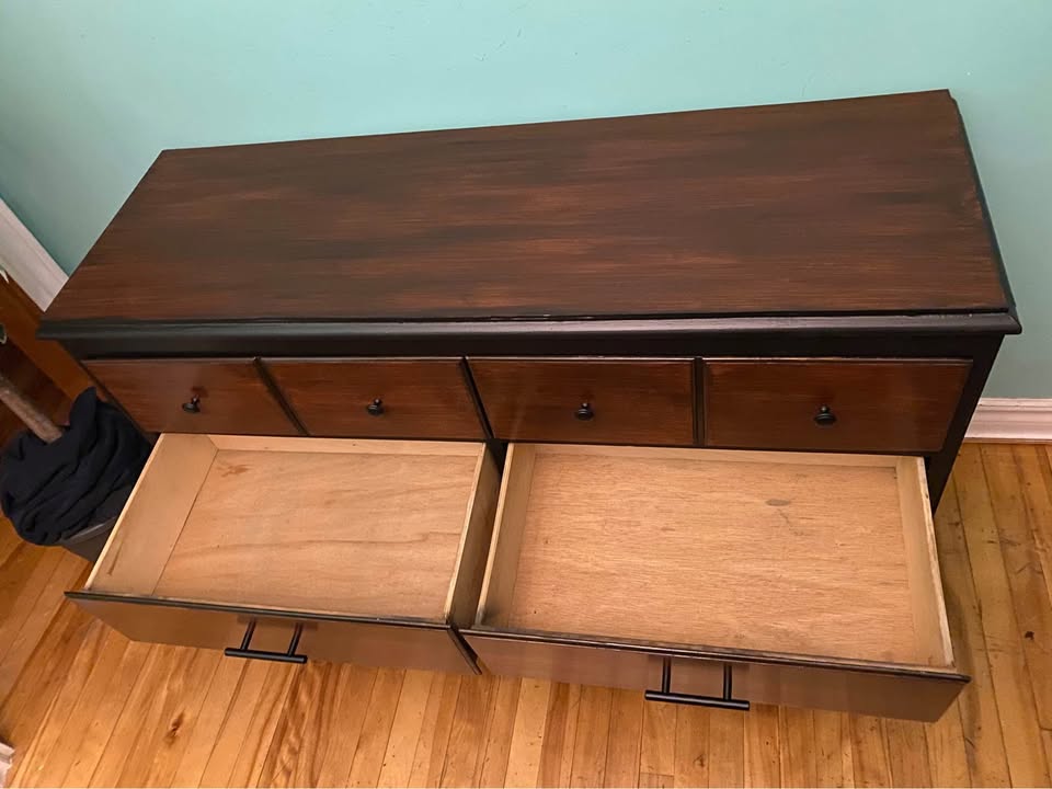FREE DELIVERY: Refinished Long Dresser $400 (HRM) - photo 3