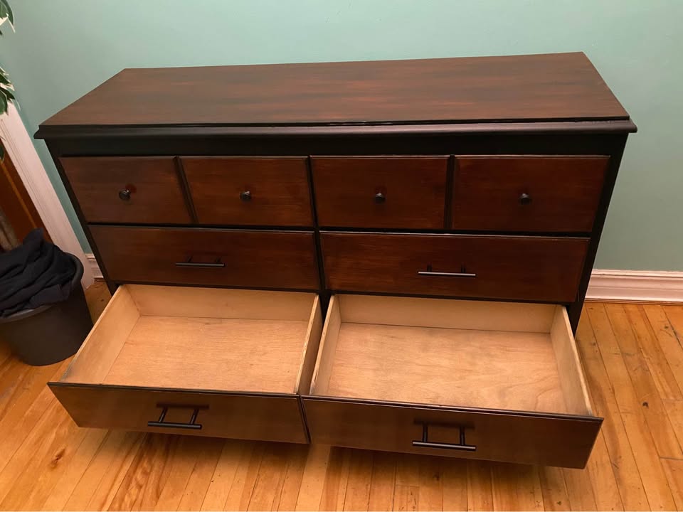FREE DELIVERY: Refinished Long Dresser $400 (HRM) - photo 4