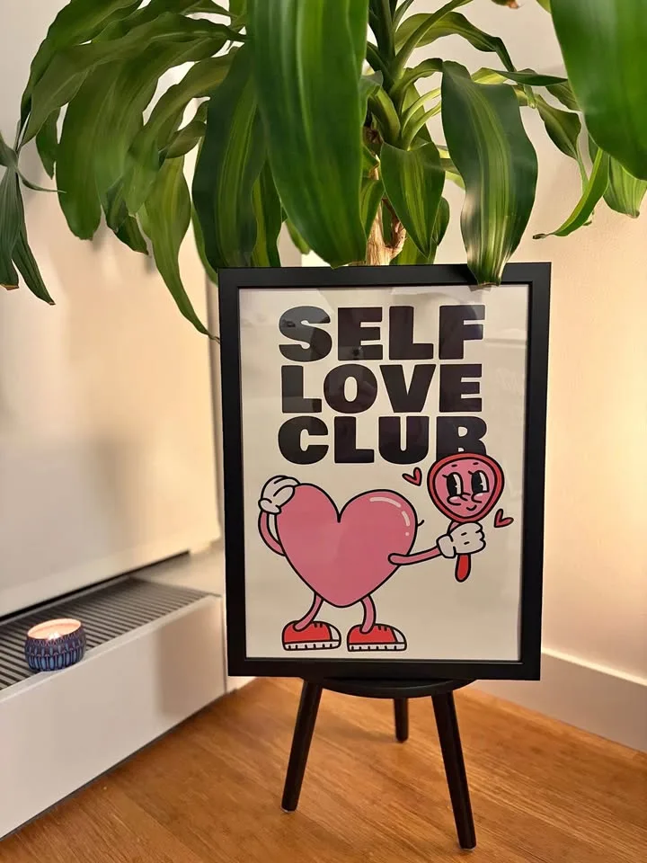 Wall Art Canvas - Self Love Club thumbnail