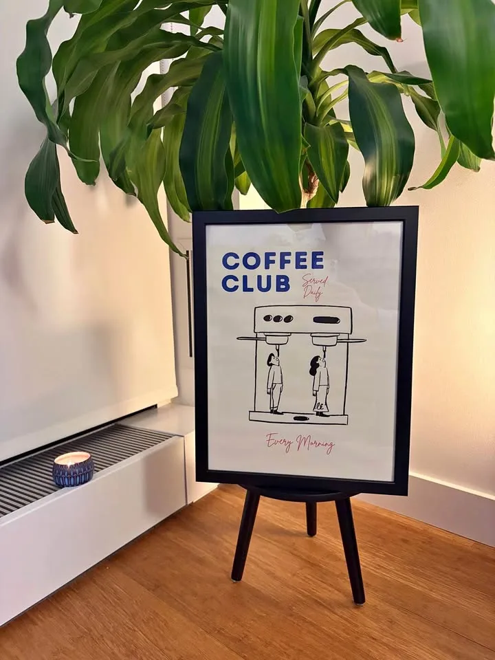 Wall Art Canvas - Coffee Club ☕️ thumbnail
