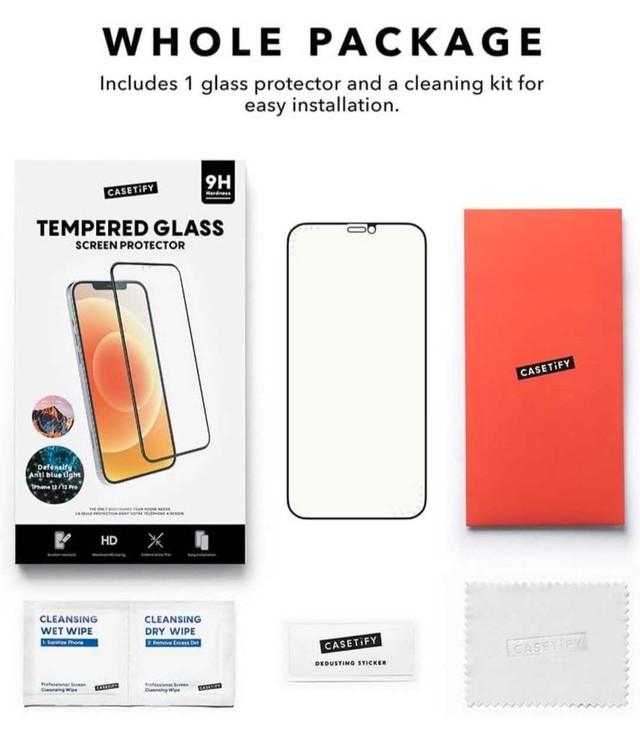 TEMPERED GLASS SCREEN PROTECTOR, IPHONE 13 PRO MAX - photo 2