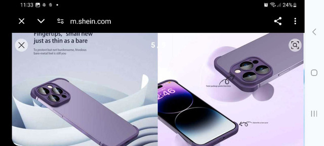1 PC BORDERLESS TPU CASE FOR IPHONE 14 PRO MAX BLACK - photo 4