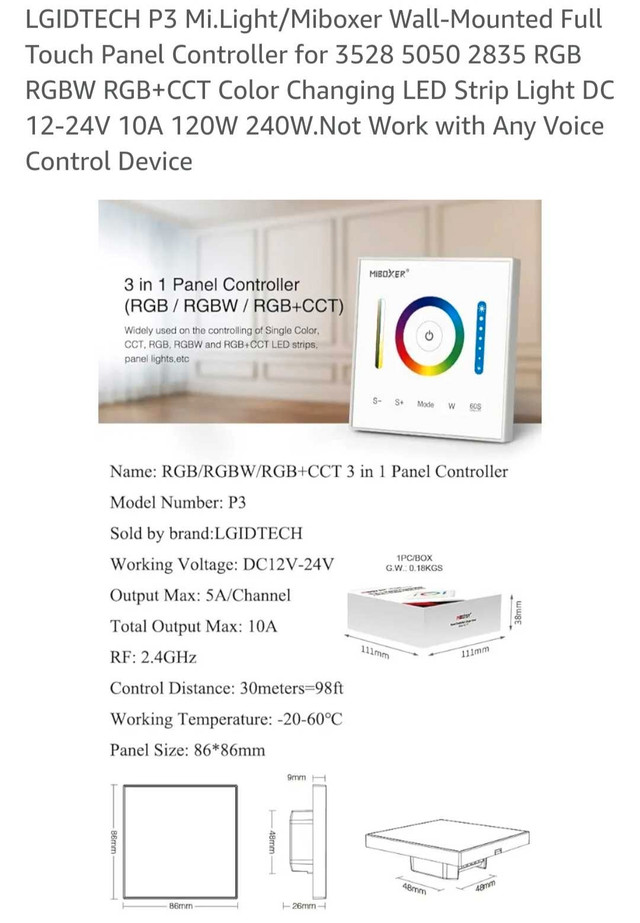 3 IN 1 PANEL CONTROLLER - photo 3