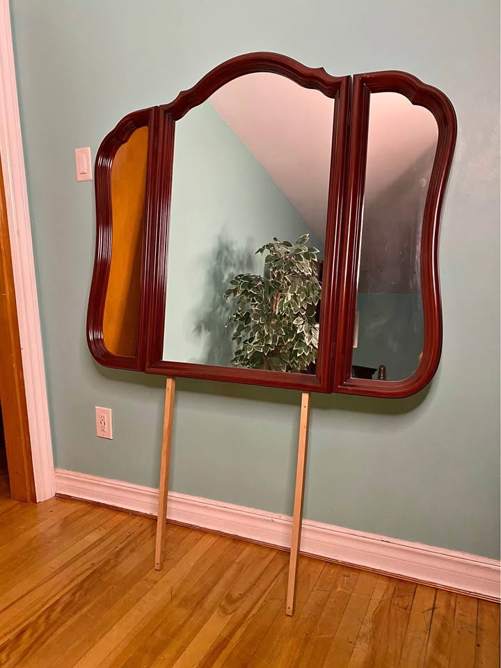 Large Segmented Dresser Mirror $40 (HRM)