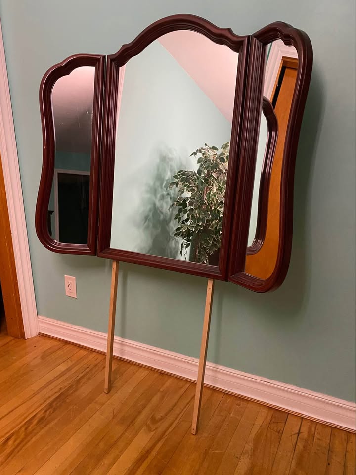 Large Segmented Dresser Mirror $40 (HRM) - photo 2