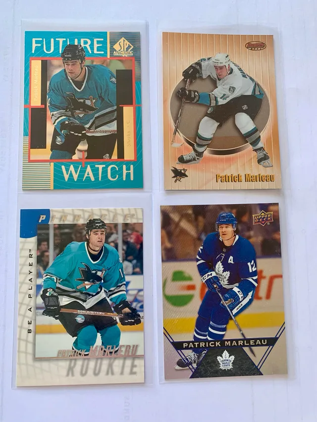 8 Patrick Marleau Cards - 6 Rookie Cards image indicator(3)