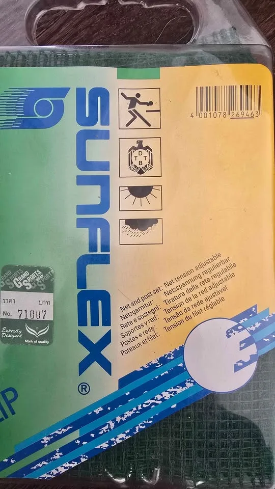 Sunflex Clip Net & Post Set for Table Tennis image indicator(3)